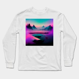 Colorful lake Long Sleeve T-Shirt